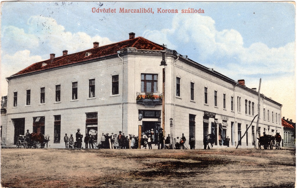 Az épület 1922-ben (Képeslap, Lángi Béla gyűjteményéből.) 2. kép