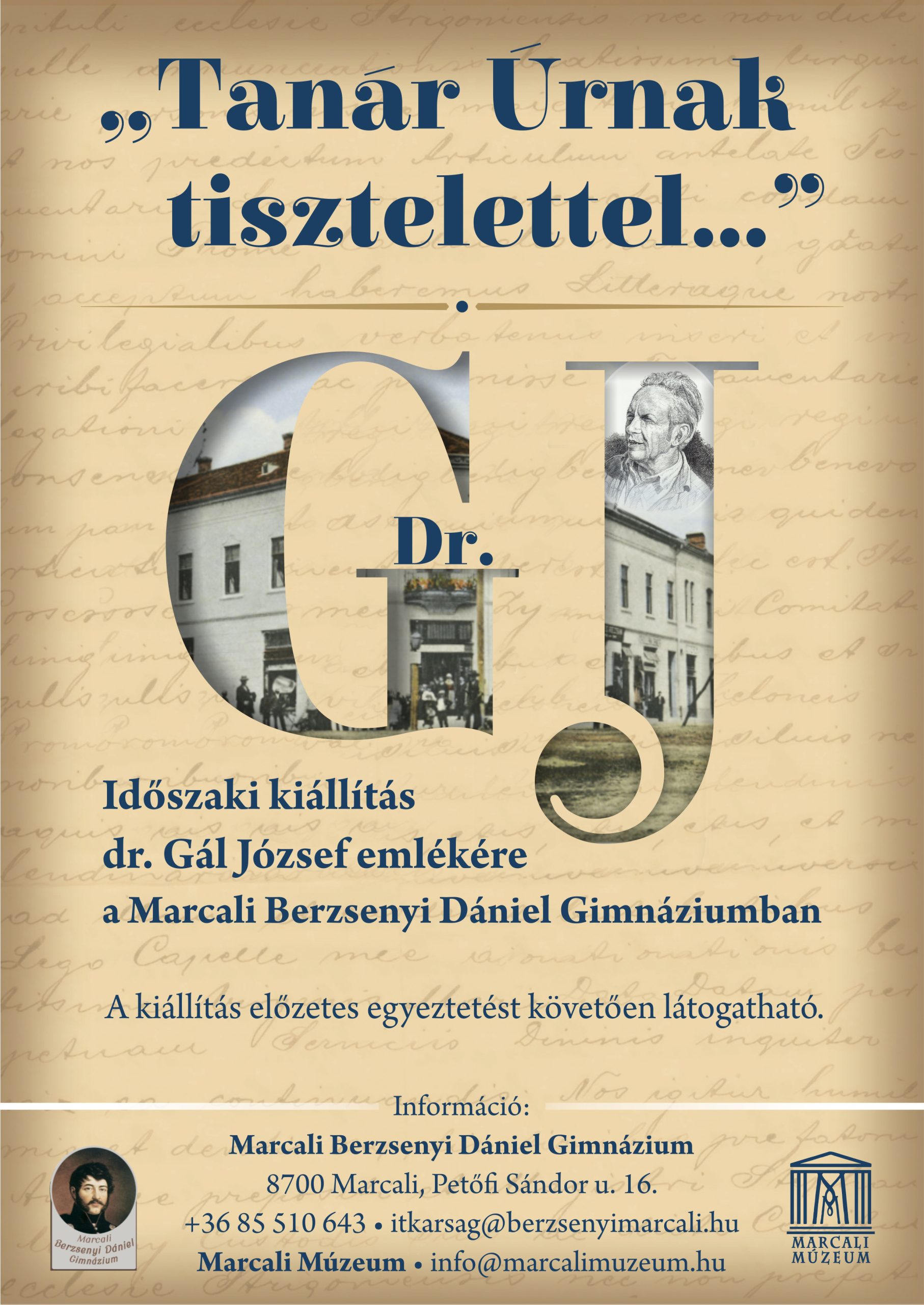 Gál József kiállítás plakátja 2021 1